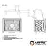 Камінна топка Kaw-Met W1 CO (18.7 kW) - розміри