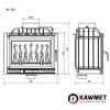 Камінна топка Kaw-Met W13A (11,5kW) - розміри