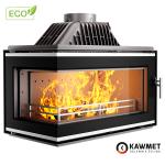 Камінна топка  Kaw-Met W16 з лівим  боковим склом без рами (13,5kW)
