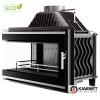 Камінна топка  Kaw-Met W16 з лівим  боковим склом без рами (13,5kW)