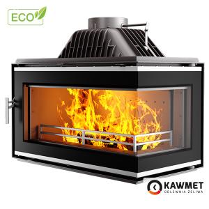 Камінна топка  Kaw-Met W16 з правим боковим склом без рами (13,5 kW)