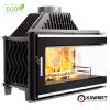 Камінна топка  Kaw-Met W16 з правим боковим склом без рами (13,5 kW)