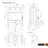 Камінна топка saven energy 90х50 