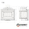 Камінна топка KAWMET Premium HERMES (14 kW) EKO