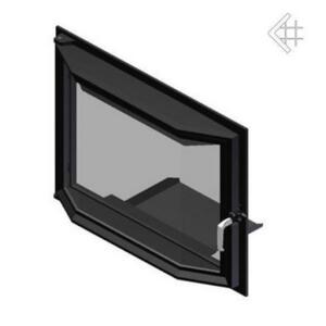 Дверки для каміна KRATKI AMELIA 607 X 750 ММ (Призматичне скло)