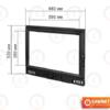Двері для каміна KAWMET W1 530x680