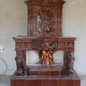 Камін Лев розширений К 003