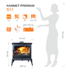 Чавунна піч KAWMET Premium PROMETEUS (8,5 kW) EKO