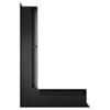 Вентиляційна решітка для каміна кутова ліва SAVEN Loft Angle 60х400х600 чорна