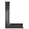 Вентиляційна решітка для каміна кутова ліва SAVEN Loft Angle 60х400х600 графітова