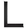 Вентиляційна решітка для каміна кутова ліва SAVEN Loft Angle 60х600х800 графітова