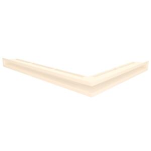 Вентиляційна решітка для каміна кутова ліва SAVEN Loft Angle 60х600х800 кремова