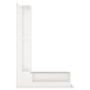Вентиляційна решітка для каміна кутова ліва SAVEN Loft Angle 90х400х600 біла