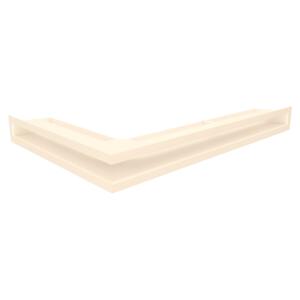 Вентиляційна решітка для каміна кутова права SAVEN Loft Angle 60х600х400 кремова