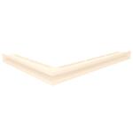 Вентиляційна решітка для каміна кутова права SAVEN Loft Angle 60х800х600 кремова